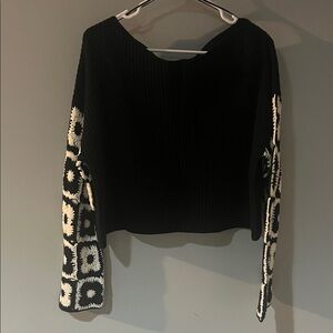 Baevley Black Knit Sweater